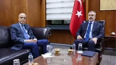 Dışişleri Bakanı Hakan Fidan, Libya Merkez Bankası Başkanı El-Kebir ile Görüştü