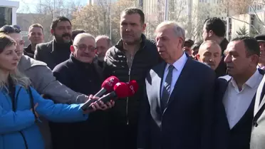 Mansur Yavaş, Ankara'da taksi ve dolmuş esnafını ziyaret etti