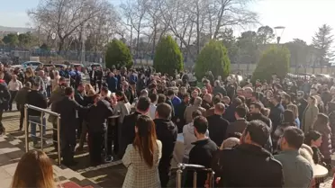 Zonguldak'ta Tedavi Gören Savcılık Katibi İçin Tören Düzenlendi