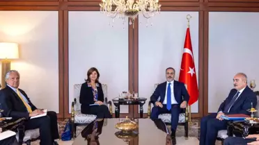 Dışişleri Bakanı Hakan Fidan, BM Genel Sekreteri'nin Kıbrıs Şahsi Temsilcisi'ni Kabul Etti