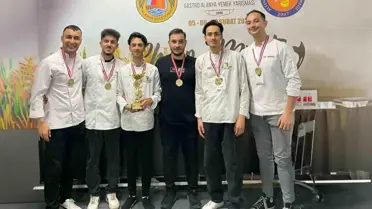 Alanya Üniversitesi Öğrencileri Gastro Alanya Yemek Yarışması'nda Altın Madalyaları Topladı