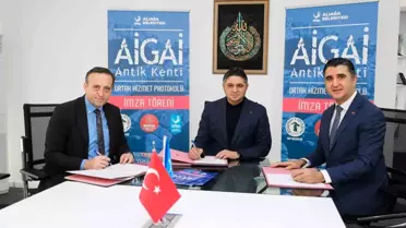 Aliağa Belediyesi, Aigai Antik Kenti'ndeki Arkeolojik Kazılara Destek Vermeye Devam Ediyor