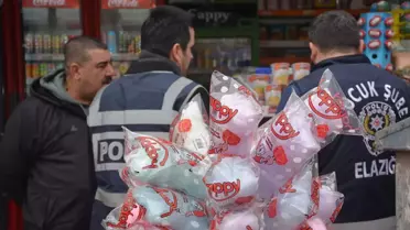 Elazığ'da polis ekipleri okul önlerinde denetim gerçekleştirdi