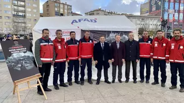 Kırşehir AKUB Ekiplerinin Deprem Sergisi Açıldı