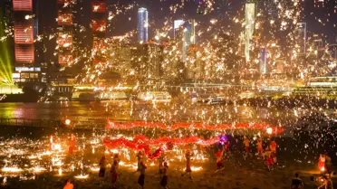 Çin Yeni Yılı kutlamaları Chongqing'de gerçekleşti