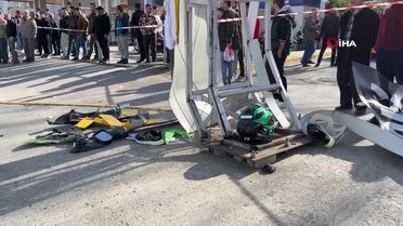 Feci kaza: Çarptığı yaya öldü, motosikletli ise ağır yaralandı