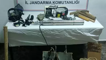 Kırklareli'nde kaçak kazı iddiasıyla 5 şüpheli gözaltına alındı