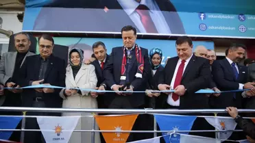 Odunpazarı'nda AK Parti Seçim İrtibat Bürosu açıldı