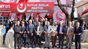 BBP Söğütlü İlçe Başkanlığı Binası Törenle Açıldı