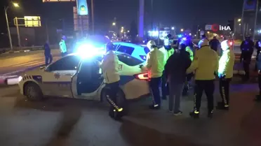 Polisin 'dur' ihtarına uymayarak kaçan ehliyetsiz sürücü kaza yaptı