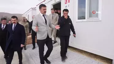 Tunceli'de konteyner kent yapımı sürüyor