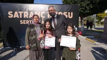 Mersin Tarsus'ta 180 öğrenciye satranç eğitimi sertifikaları verildi