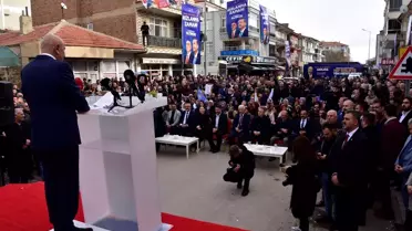 Cumhur İttifakı'nın Ankara Büyükşehir Belediye Başkan adayı Turgut Altınok Şereflikoçhisar'da Seçim Koordinasyon Merkezi açılışını yaptı