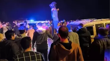 Düzce'de Kaza Sonrası Mahalle Sakinleri Yolu Kapattı