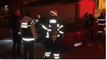 Çorum'da polis takibi sırasında kaza: 3 şüpheli yakalandı