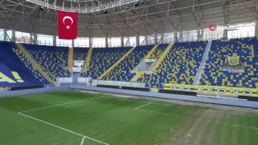 Eryaman Stadyumu'nda zemin çalışmaları sürüyor