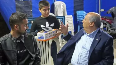 AK Parti Muğla Büyükşehir Belediye Başkan adayı Aydın Ayaydın, teröristlerle çıkan çatışmada yaralanan üsteğmeni ziyaret etti