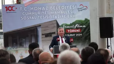 CHP'li Honaz Belediye Başkanı Yüksel Kepenek, Taziye Evi'nin Temel Atma Töreninde Hemşehrileriyle Buluştu