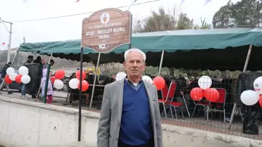 Denizli Honaz'da Ayşe-Mevlüt Kuru Parkı hizmete açıldı