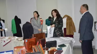 Edirne Valisi Yunus Sezer'in eşi Canan Sezer İpsala'daki kadın kooperatiflerini ziyaret etti