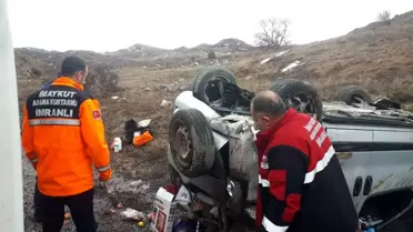 Sivas'ın İmranlı ilçesinde meydana gelen kazada 5 kişi yaralandı