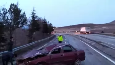 Çankırı'da Otomobil Takla Attı: 2 Yaralı