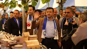 Hamza Dağ, Erzurum Cağ Kebap Yöresel Ürünler Festivali'ne katıldı