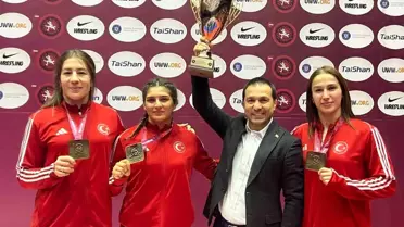 Türk Kadın Güreş Milli Takımı Avrupa İkincisi Oldu