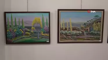 Kütahya'da ressam Hüseyin Yüce anısına resim sergisi