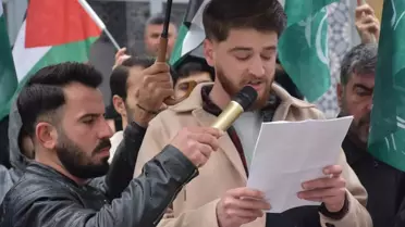 Şırnak'ta İsrail'in Gazze'ye yönelik saldırıları protesto edildi