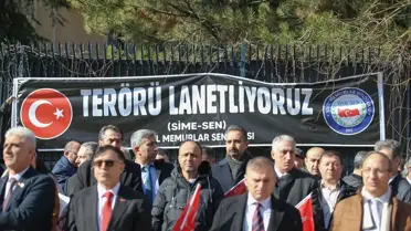SİME-SEN, terör saldırısında hayatını kaybedenleri anma töreni düzenledi