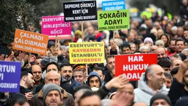 Esenyurt Yerel İnisiyatif Platformu, Kemal Deniz Bozkurt'un aday gösterilmemesini protesto etti
