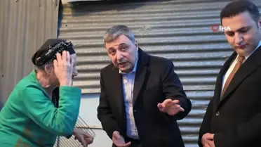 Gümüşhane Valisi'nden yaşlılara vefa örneği: Evlerine kadar gitti Vali Alper Tanrısever'den yaşlı çifte duygulandıran ziyaret