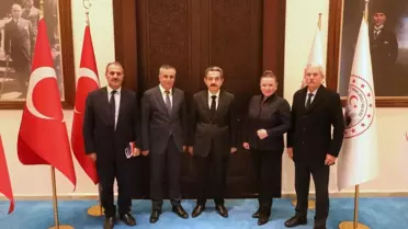Kırklareli Valisi Birol Ekici, Milli Eğitim Bakanlığı Temel Eğitim Genel Müdürlüğü yetkilisini kabul etti