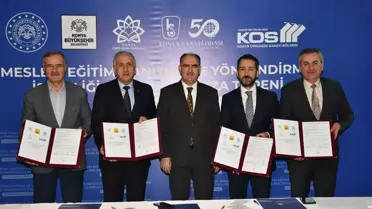 Konya'da Mesleki Eğitim İçin İşbirliği Protokolü İmzalandı