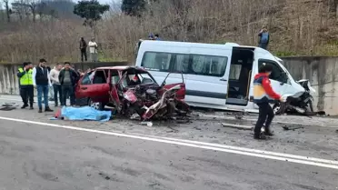 Ordu'da trafik kazasında hayatını kaybeden 2 kişi toprağa verildi