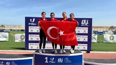 Niğdeli sporcumuz Şevval Özdoğan'ın da yer aldığı Üniversiteler Kros Milli Takımı Dünya 2.'si olarak gümüş madalya kazandı