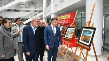 Şanlıurfa'da Emekli Öğretmen-Ressamın Kişisel Sergisi Açıldı