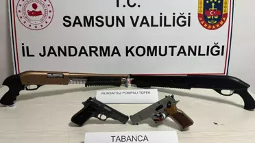 Samsun'da havaya ateş eden 2 kişi gözaltına alındı