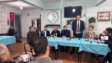 Vatan Partisi İstanbul Büyükşehir Belediye Başkan Adayı İbrahim Okan Özkan, İstanbul Trakyalılar Kültür ve Dayanışma Derneği'ni ziyaret etti