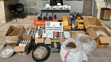 Aydın'da 61 Bin 800 Makaron Ele Geçirildi