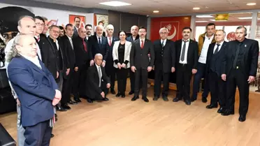 Isparta Belediye Başkanı Şükrü Başdeğirmen BBP İl Başkanı Nafi Duru'yu ziyaret etti