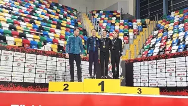 Eskişehirli sporcu İstanbul'da Türkiye ikincisi oldu