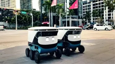 Uber, Japonya'da robotlarla teslimat yapmaya başladı
