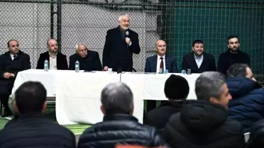 Isparta Belediye Başkanı Şükrü Başdeğirmen, Fatih Mahallesi'nde vatandaşlarla buluştu