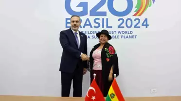 Dışişleri Bakanı Hakan Fidan, Bolivya Dışişleri Bakanı ile görüştü