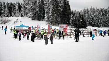 Gerede'de başlayan Kayaklı Koşu 2. Etap Yarışlarına 300 sporcu katılıyor