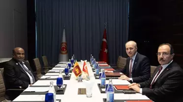TBMM Başkanı Numan Kurtulmuş, Sri Lanka Meclis Başkanı ile görüştü