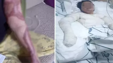 Eşi ve kayınbiraderi bacağına ütü basıp, kolonyayla yakmaya çalıştı