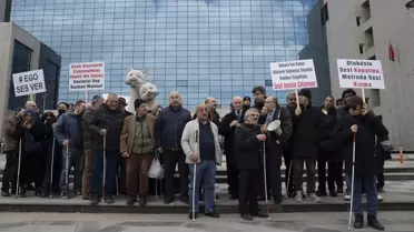 Görme engelliler, EGO otobüslerinde sesli anons sisteminin yeniden işlemeye başlamasını talep etti